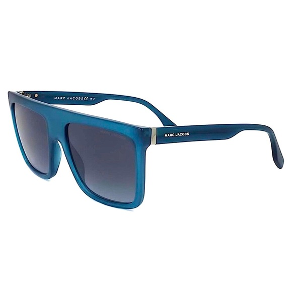 Marc Jacobs Sunglasses Full Rim Blue Rectangular Frame - Picture 1 of 12